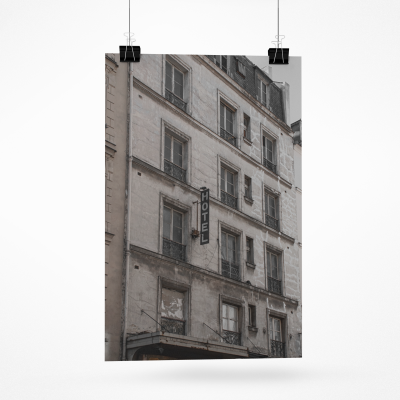 Fotografie altes Hotel in Paris