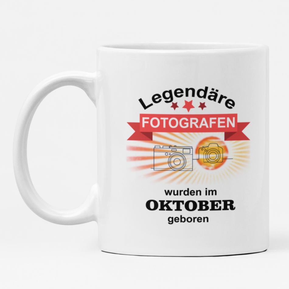 Tasse Fotograf - Legendäre Fotografen, personalisierbar – Bild 2
