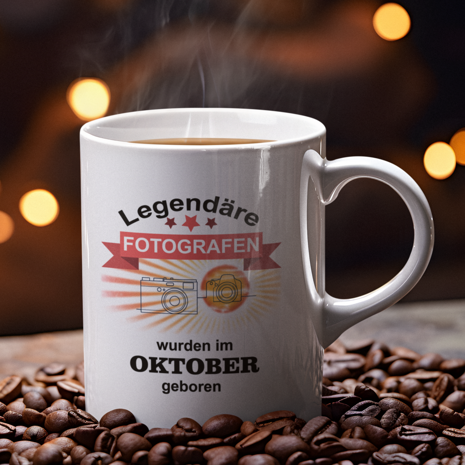 Tasse Fotograf - Legendäre Fotografen, personalisierbar – Bild 3