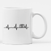 Bild einer Fotografen-Tasse mit Herzschlag