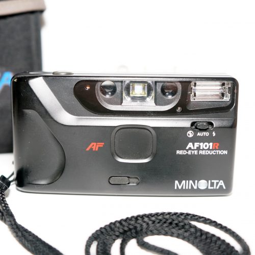 Minolta AF 101R Kamera kaufen - Kompakte Analogkamera mit Rote-Augen-Reduzierung und 12 Monaten Gewährleistung! Jetzt zugreifen!