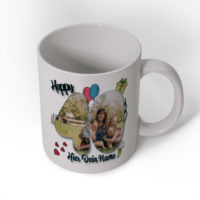 personalisierte Tasse 40. Geburtstag