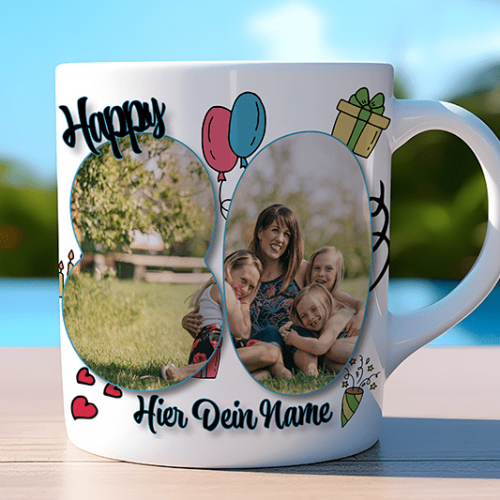 Personalisierte Tasse zum 80. Geburtstag