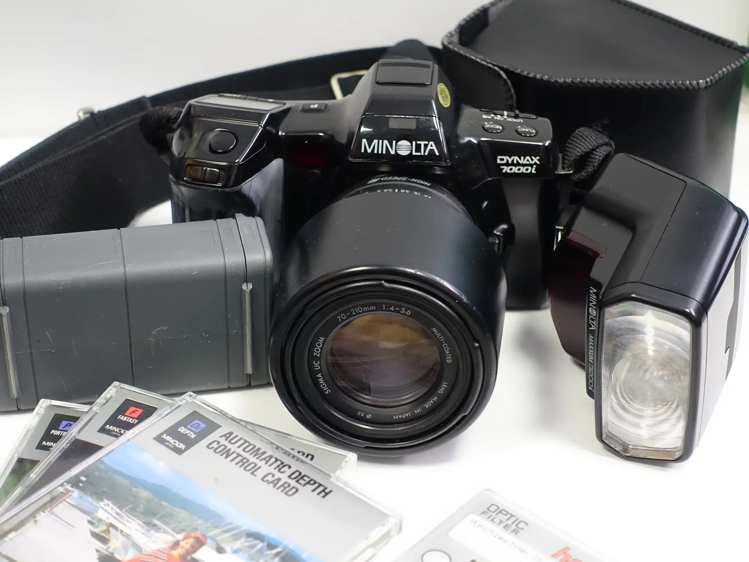 Minolta Dynax 7000i Set – gebraucht kaufen | inkl. Zubehör & Blitz
