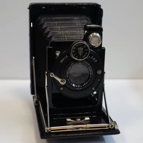 Contessa-Nettel Plattenkamera mit Meyer Görlitz Trioplan 10,5 cm