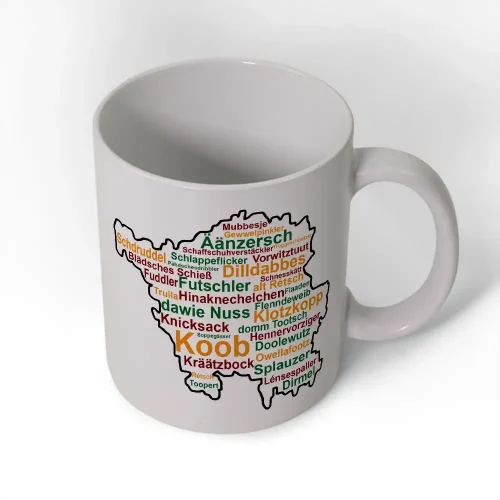 Alternative view of Saarmundart Deluxe – Die Kult-Tasse mit Saarland-Umriss