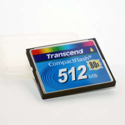 CompactFlash Karte 512MB von Transcend gebraucht günstig kaufen