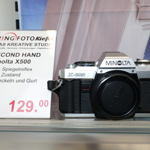 Minolta X-500 gebraucht kaufen Foto-Kiefer Saarbrücken