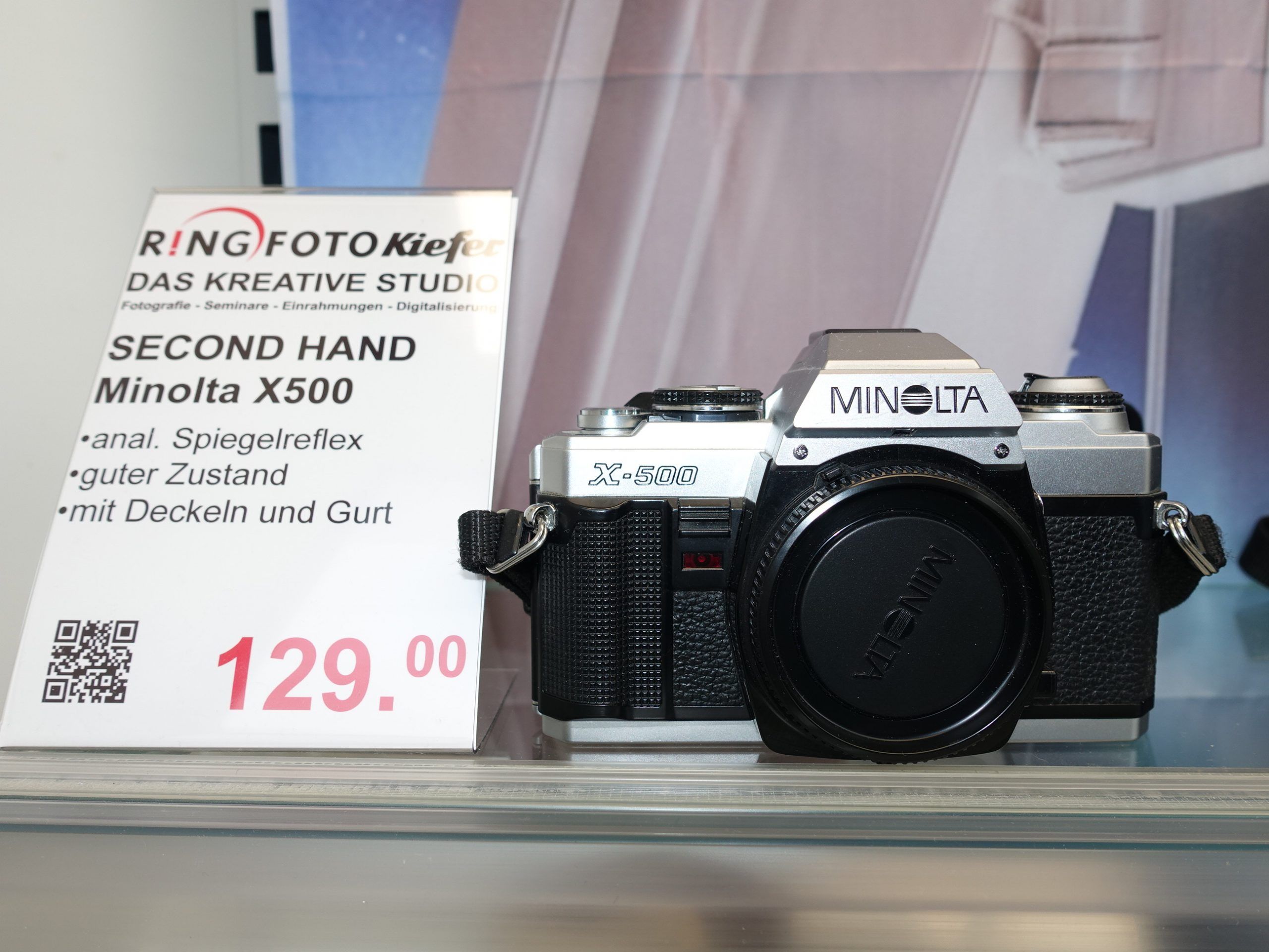 Minolta X-500 gebraucht kaufen Foto-Kiefer Saarbrücken